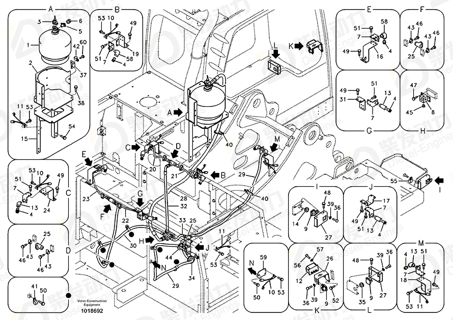 VOLVO Fitting 11301771 Drawing