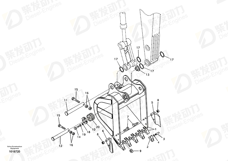 VOLVO Protection 14528355 Drawing