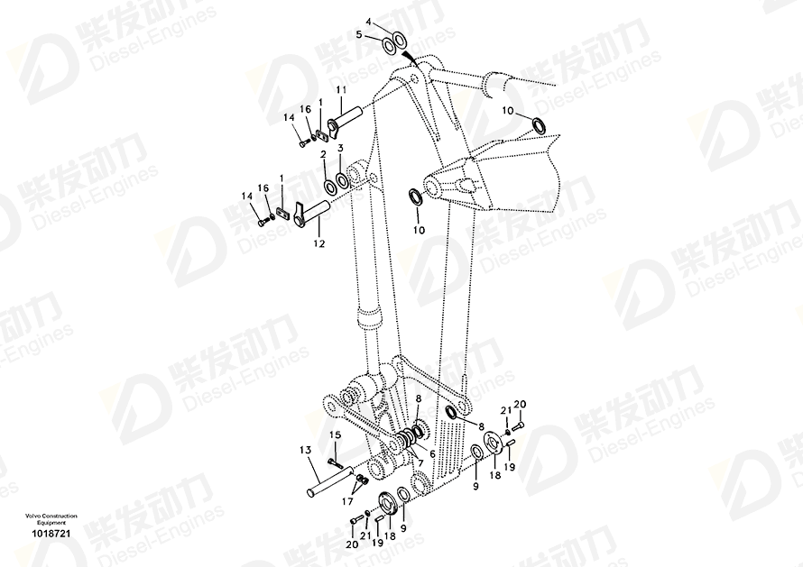 VOLVO Pin 14511723 Drawing