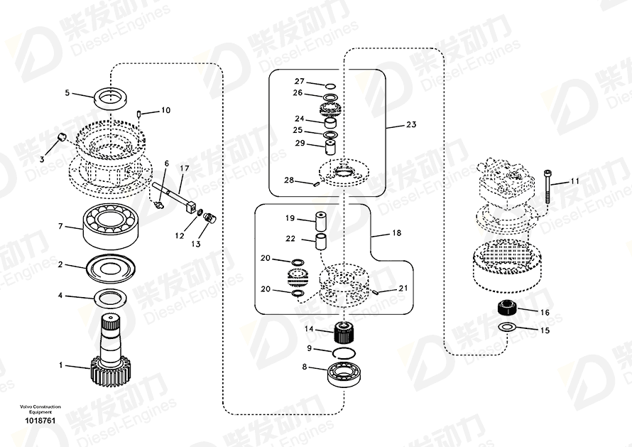 VOLVO Pin SA9324-21212 Drawing