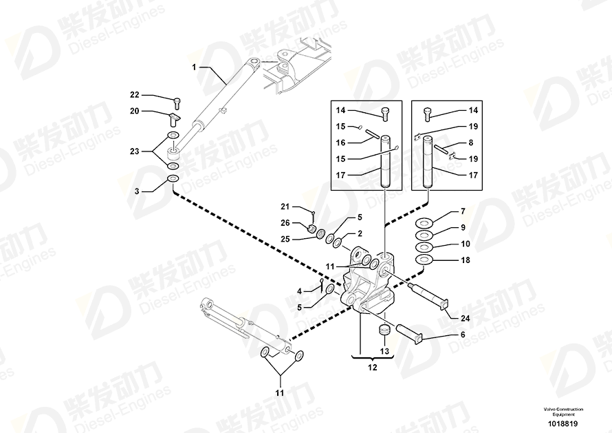 VOLVO Pin 11803788 Drawing