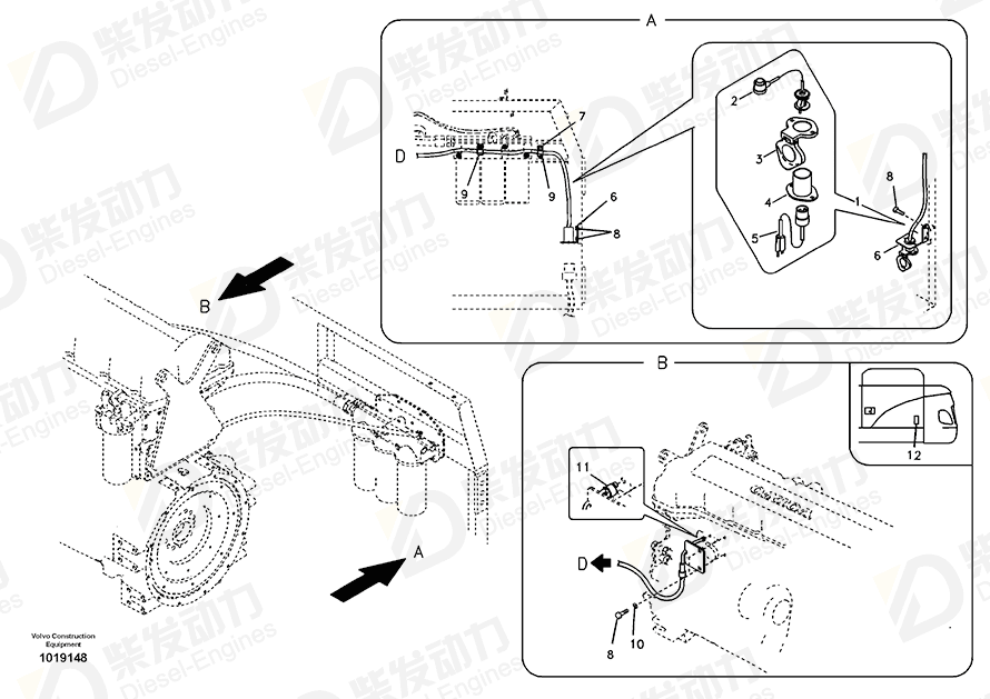 VOLVO Engine heater 20718795 Drawing