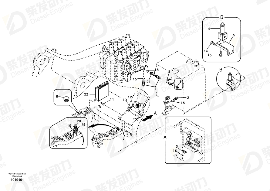 VOLVO Sensor 14509629 Drawing