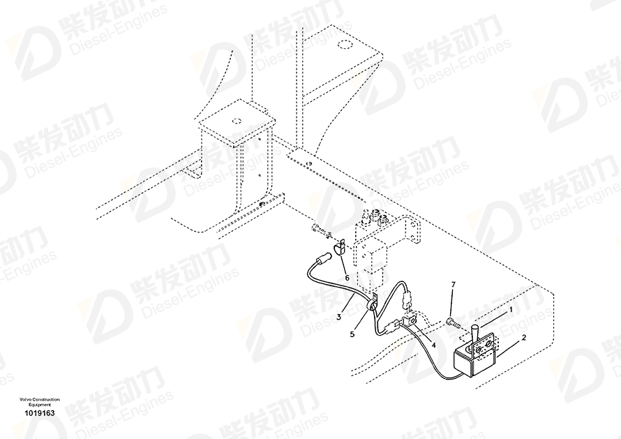 VOLVO Wire harness 14530571 Drawing VOLVO Wire harness 14530571 Drawing