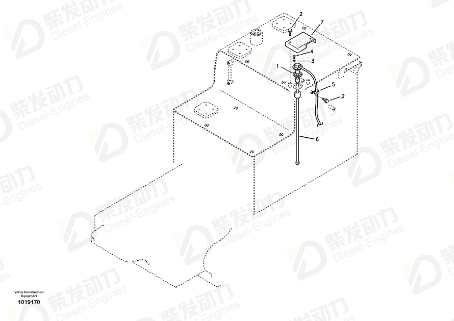 VOLVO Sensor 14559249 Drawing