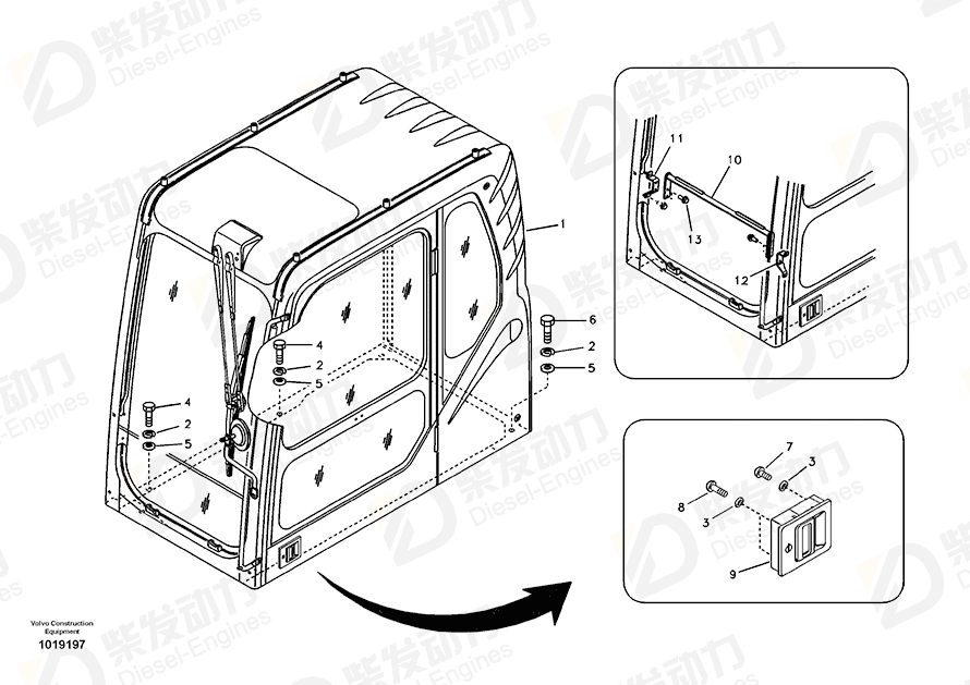 VOLVO Bracket 14540742 Drawing