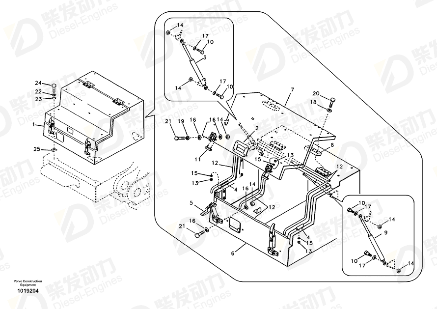 VOLVO Box 14577534 Drawing