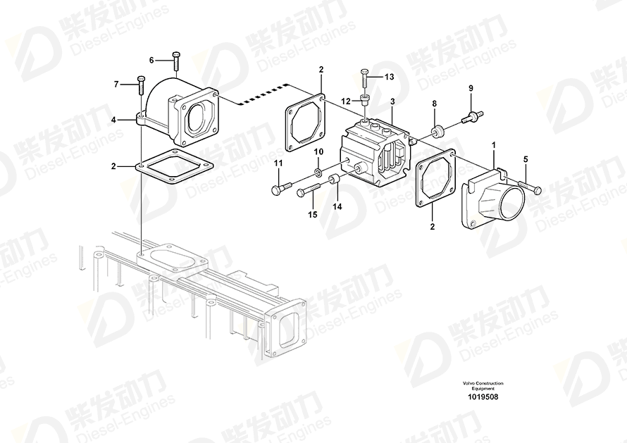 VOLVO Connector, -pole 20498498 Drawing