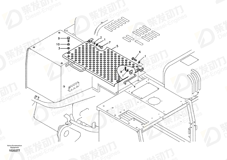 VOLVO Cover 14588476 Drawing