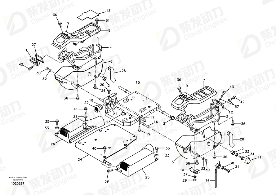 VOLVO Weatherstrip 14517764 Drawing