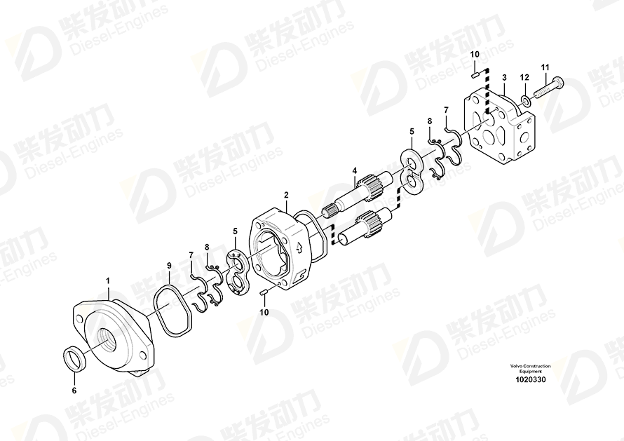 VOLVO Cover 14539661 Drawing