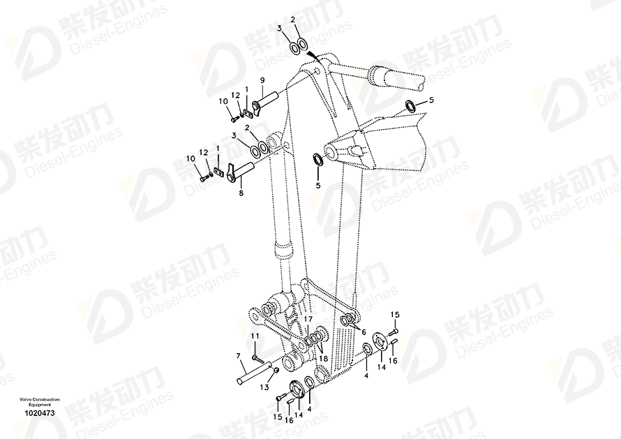 VOLVO Shim 14535838 Drawing