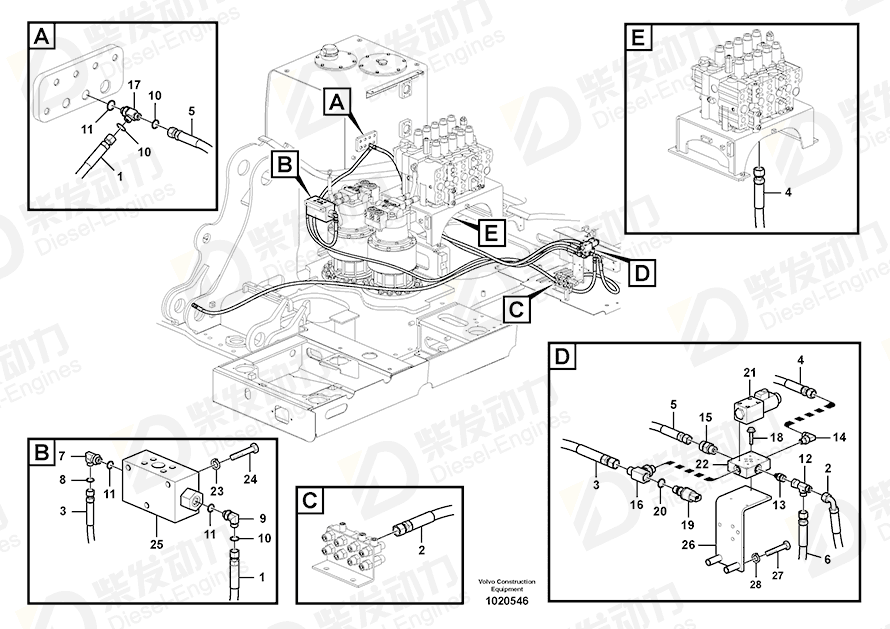 VOLVO Switch 14529295 Drawing