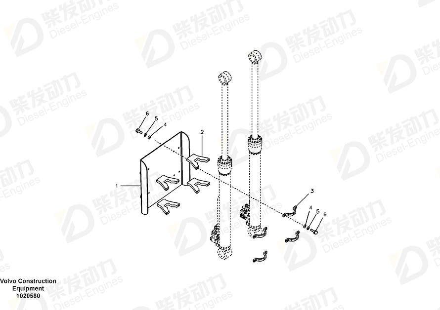 VOLVO Guard 14559169 Drawing