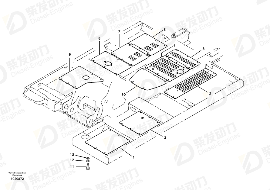 VOLVO Cover 14531769 Drawing
