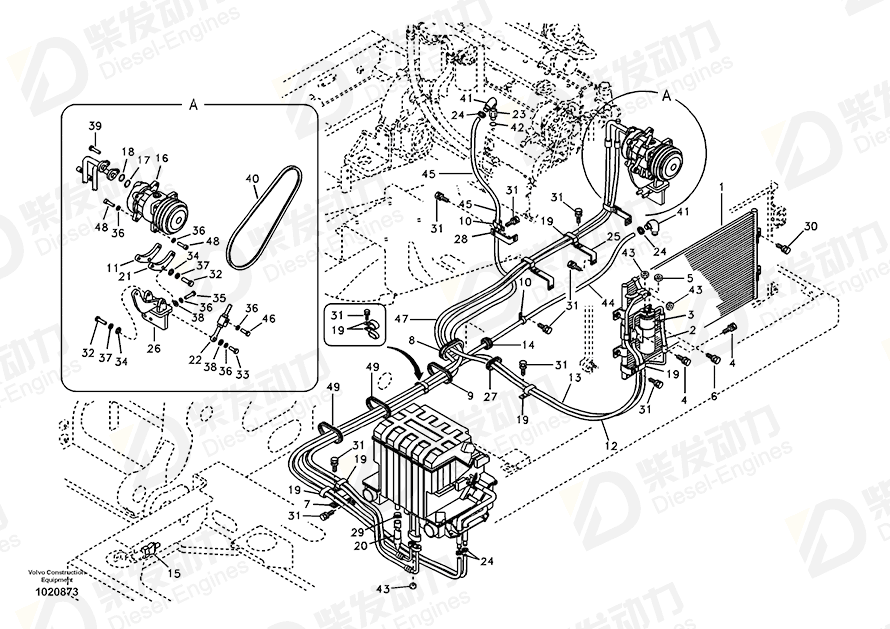 VOLVO Washer 973252 Drawing