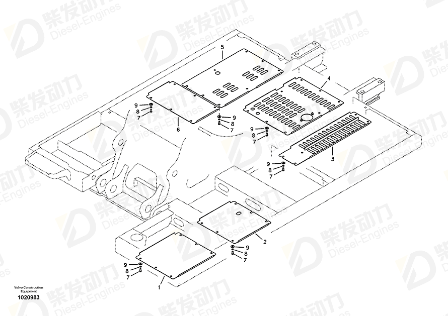 VOLVO Cover 14531768 Drawing
