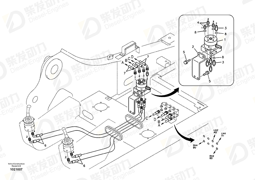 VOLVO Bracket 14531593 Drawing