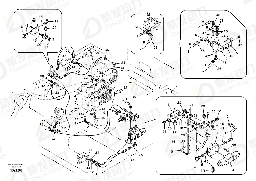 VOLVO Plate SA1040-65471 Drawing