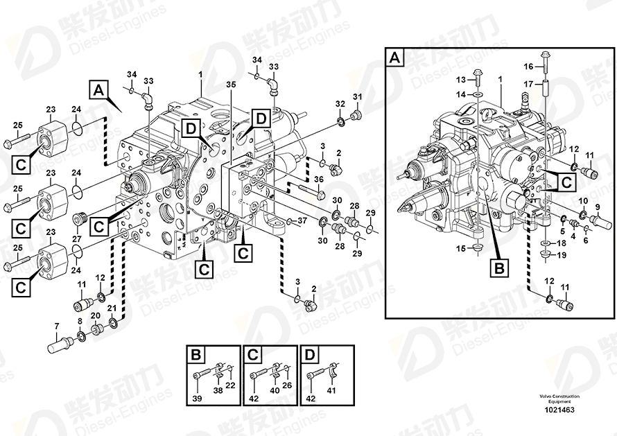 VOLVO Flange half 935309 Drawing VOLVO Flange half 935309 Drawing