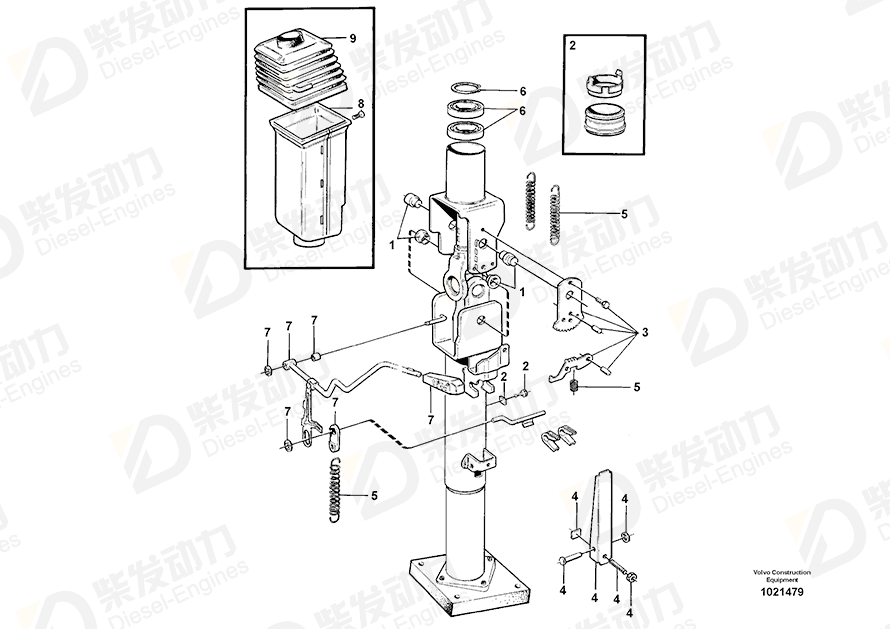 VOLVO Locking device 11704313 Drawing