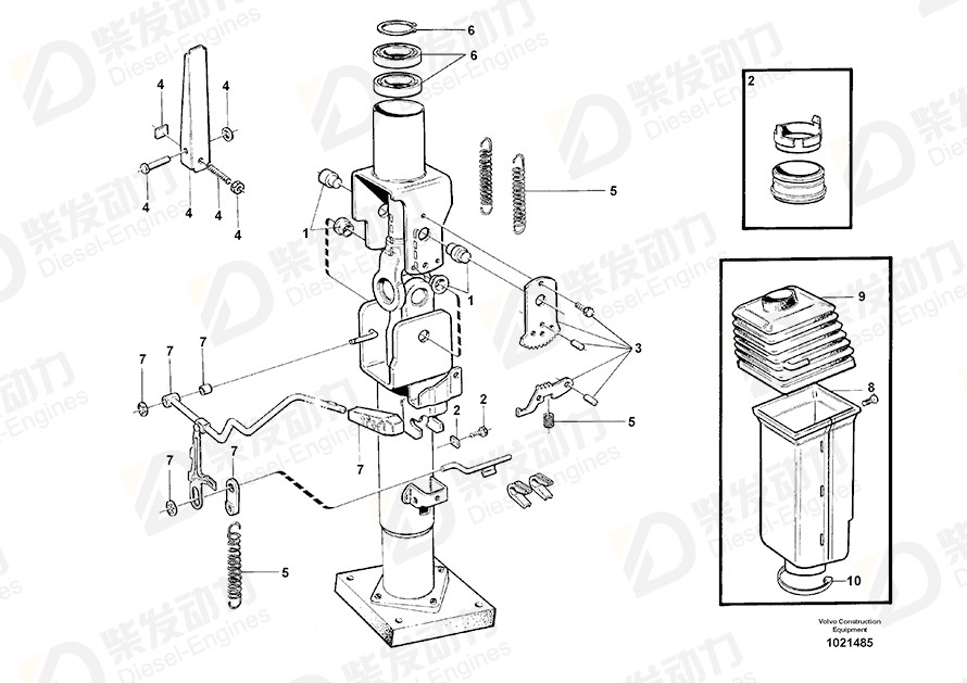 VOLVO Spring kit 11704312 Drawing