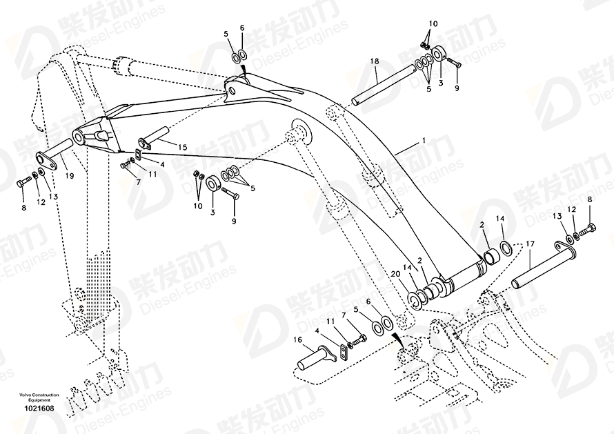 VOLVO SHIM SA1173-00390 Drawing