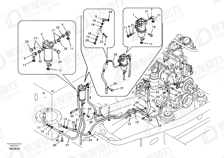 VOLVO Elbow 14880194 Drawing