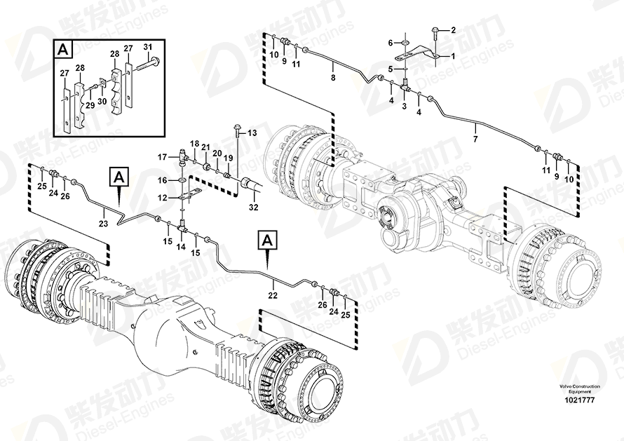 VOLVO Lock washer 11113915 Drawing