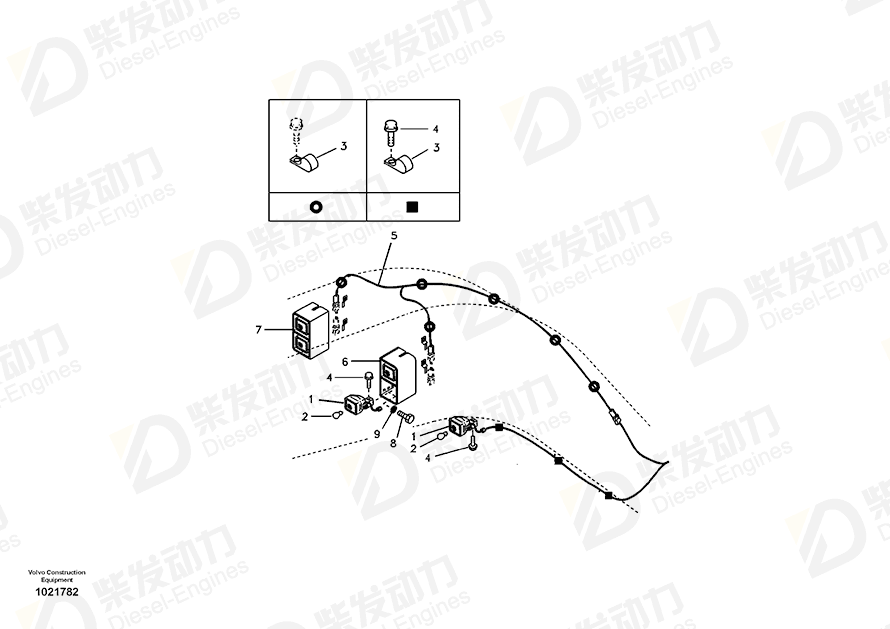 VOLVO Wire harness 14532553 Drawing VOLVO Wire harness 14532553 Drawing