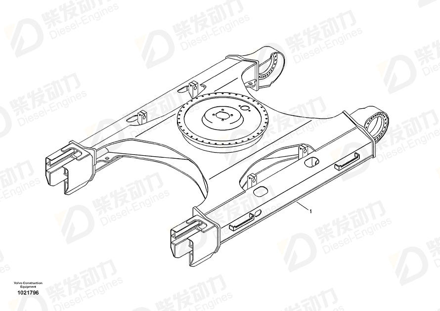 VOLVO Frame 14571380 Drawing