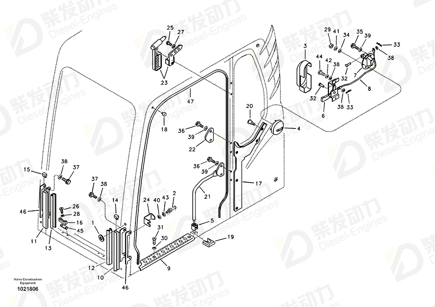 VOLVO Slip protection 14529998 Drawing