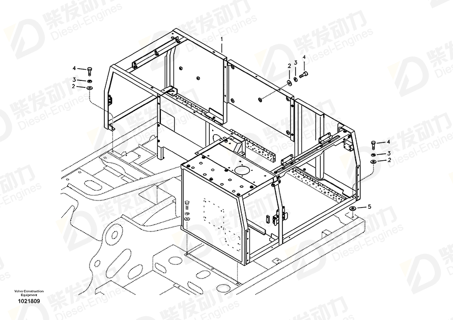VOLVO Frame 14543405 Drawing