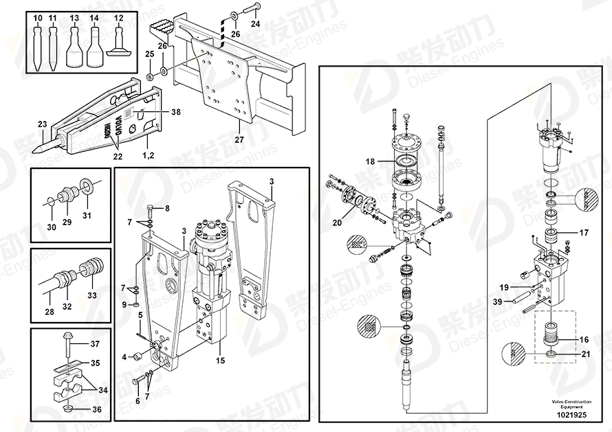 VOLVO Screw 13955390 Drawing