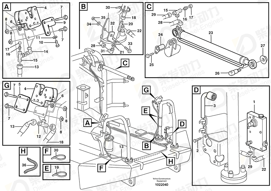 VOLVO Plate 11116431 Drawing