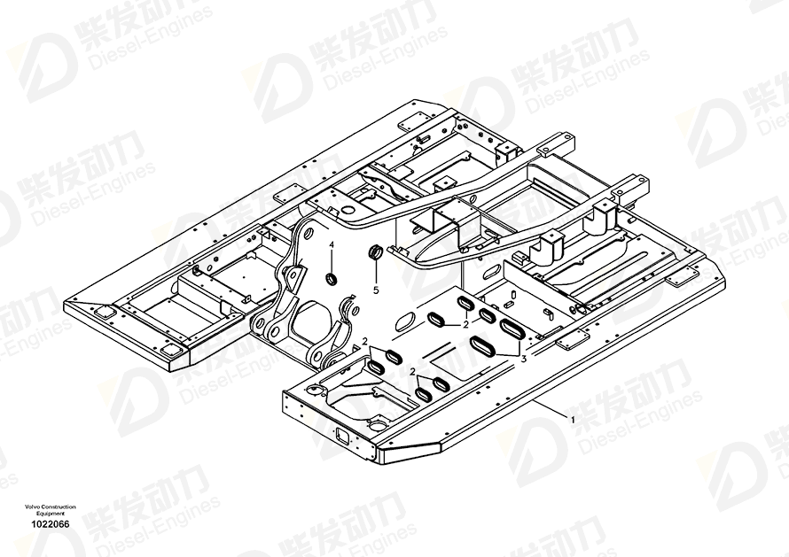 VOLVO Frame 14567911 Drawing
