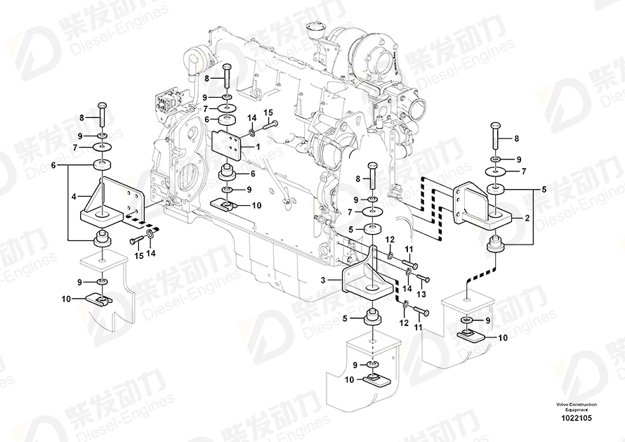 VOLVO Bracket 14531495 Drawing