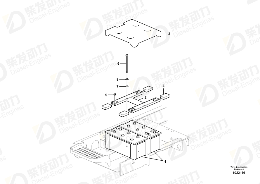 VOLVO Bracket 14550835 Drawing