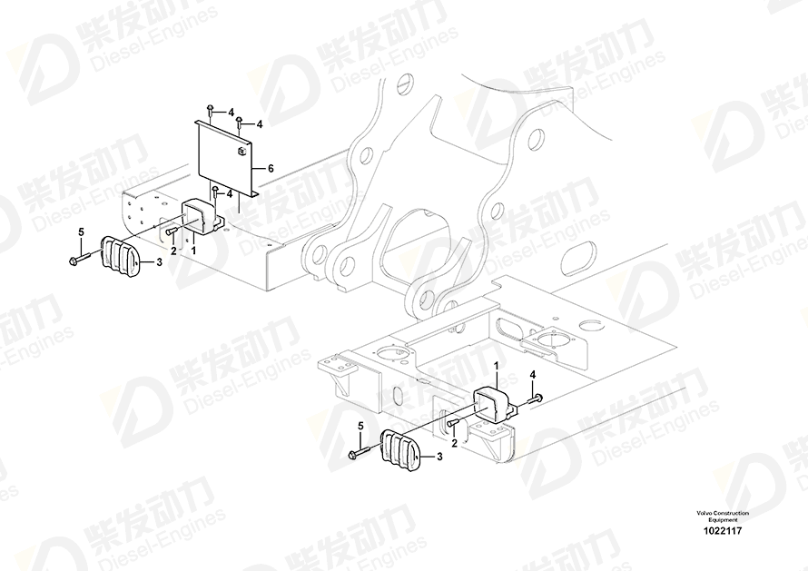 VOLVO Guard 14545507 Drawing