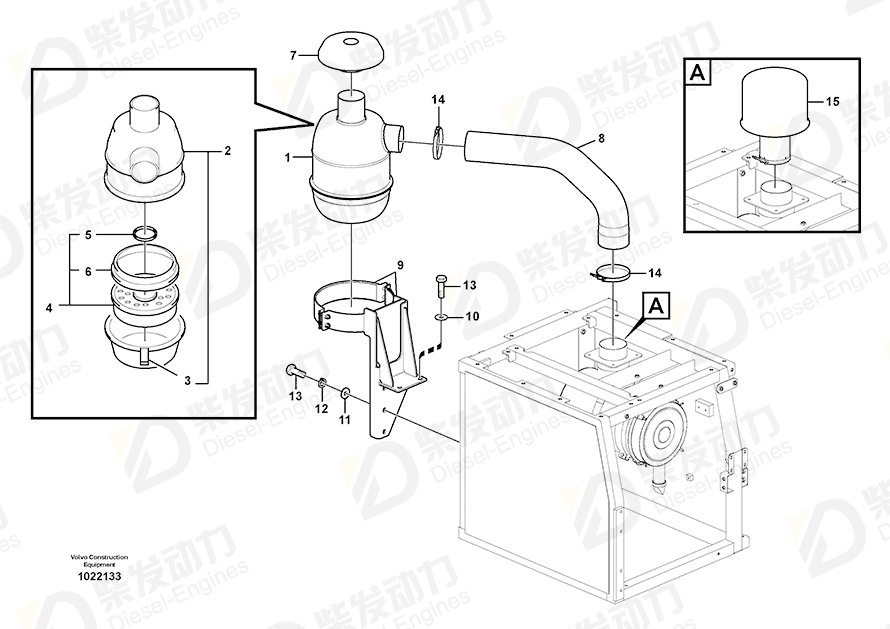 VOLVO Gasket 14541426 Drawing