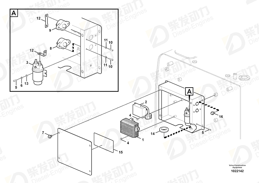 VOLVO Decal 14543965 Drawing