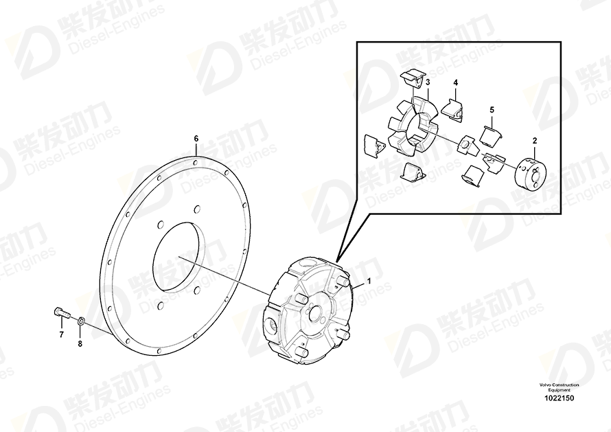 VOLVO Insert 14515831 Drawing