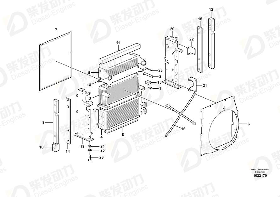 VOLVO Sponge 14550455 Drawing