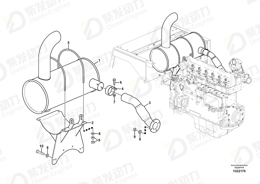 VOLVO Bracket 14601789 Drawing