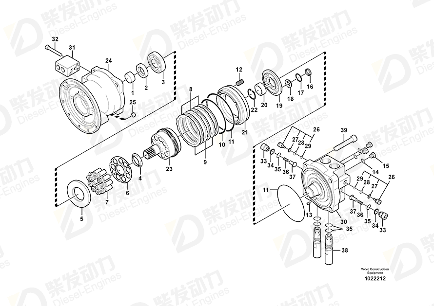 VOLVO Valve 14534868 Drawing