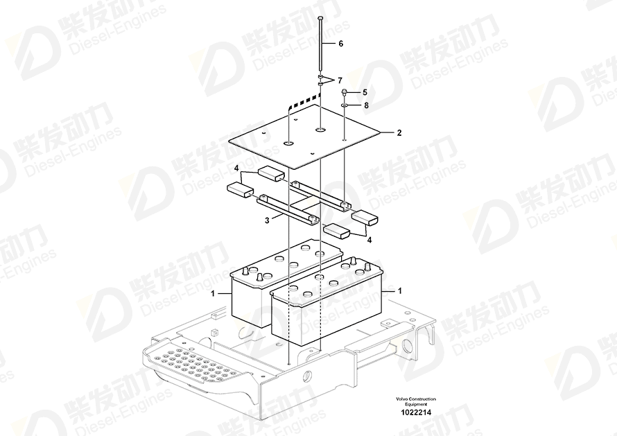 VOLVO Spacer washer 949869 Drawing