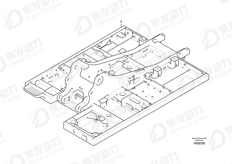 VOLVO Frame 14532901 Drawing