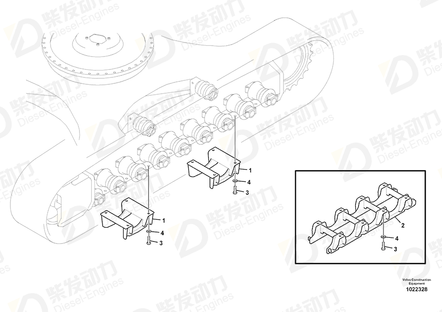 VOLVO Guard 14647190 Drawing