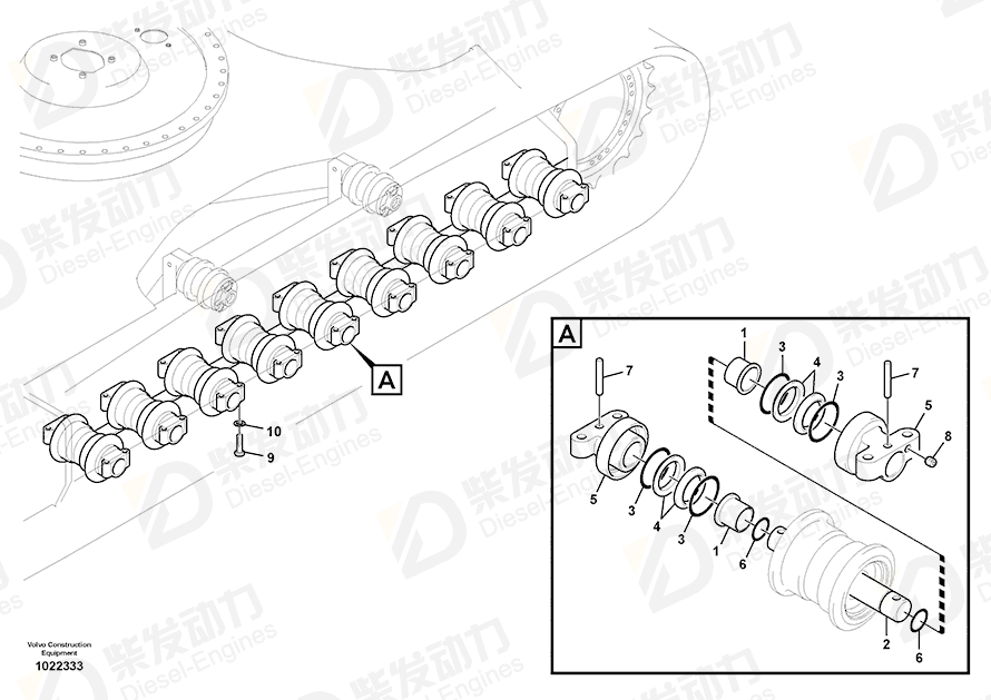 VOLVO O-ring 14532282 Drawing