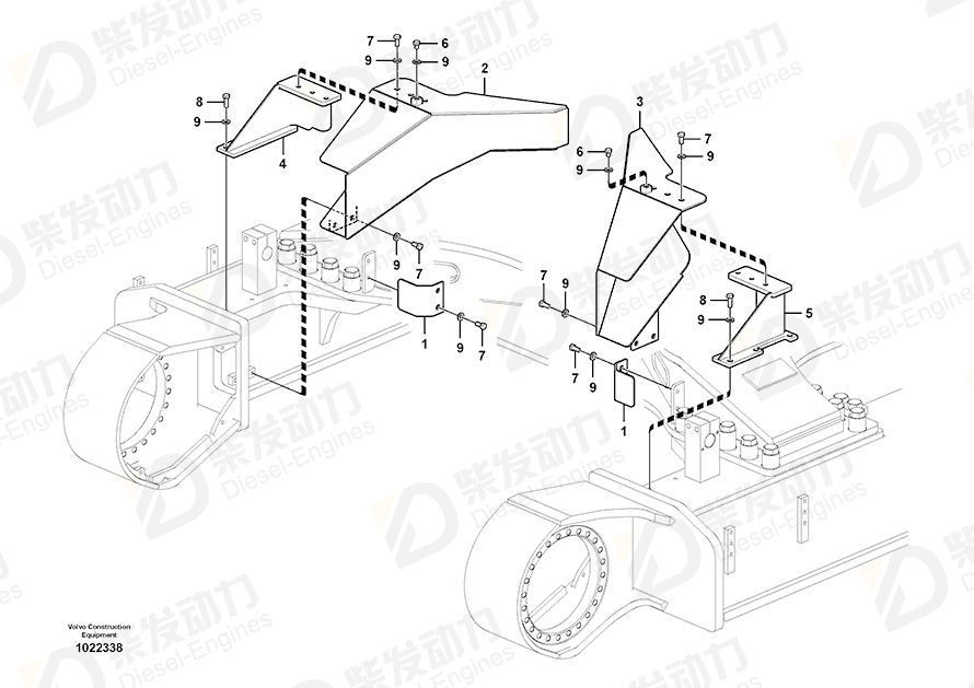 VOLVO Hexagon screw 990511 Drawing VOLVO Hexagon screw 990511 Drawing